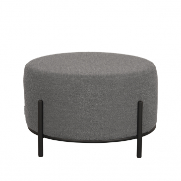 LABEL51 Poef Troy XL Grijs Bouclé Ø57cm