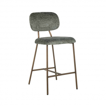 Richmond Counterstoel Xenia Thyme Fusion / Brushed Goud Legs