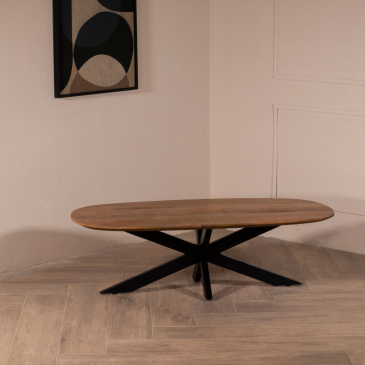 Salontafel Omar Bruin - Giga Meubel