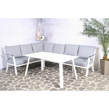 SenS-Line Loungeset Sanchez Aluminium Wit