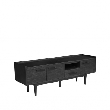 LABEL51 Tv-meubel Cali Zwart Acaciahout 170cm