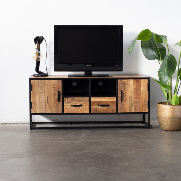 Tv-Meubel Anne 140cm Mangohout - Giga Meubel