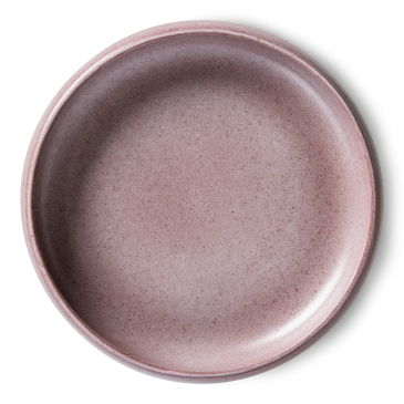 Hkliving Bold & Basic Ceramics: Deep Plate Paars (Set van 2)