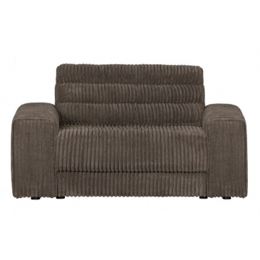 BePureHome Date Loveseat Grove Ribstof Mud