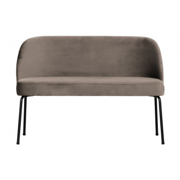 BePureHome Eetbank Vogue Velvet Nougat