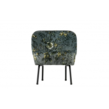 BePureHome Fauteuil Vogue Velvet Poppy Grijs