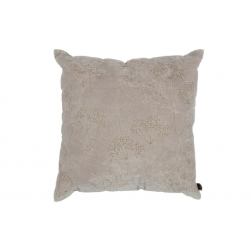 BePureHome Kussen Hogweed Velvet Nougat 50x50