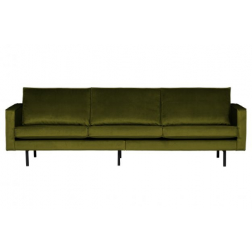 BePureHome Rodeo Bank 3-Zits Velvet Olive