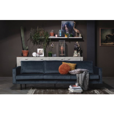 BePureHome Rodeo Bank 3-Zits Velvet Teal