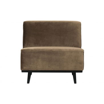 BePureHome Statement 1-zits Element Velvet Taupe