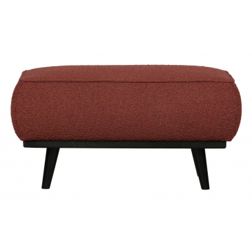 BePureHome Statement Hocker Bouclé Chestnut