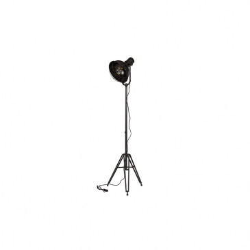 BePureHome Vloerlamp Spotlight Zwart