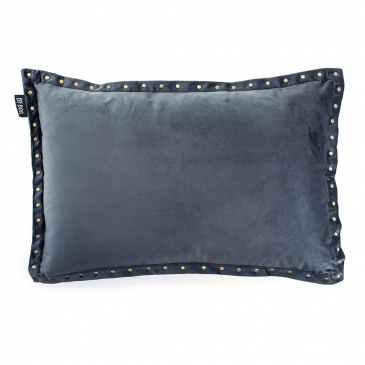 By-Boo Kussen Minx Blauw Rechthoek