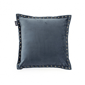 By-Boo Kussen Minx Blauw Vierkant