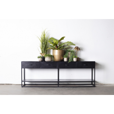 Dressoir Dolly Zwart 200cm - Giga Meubel 
