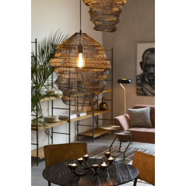 Dutchbone Hanglamp Luca Zwart L