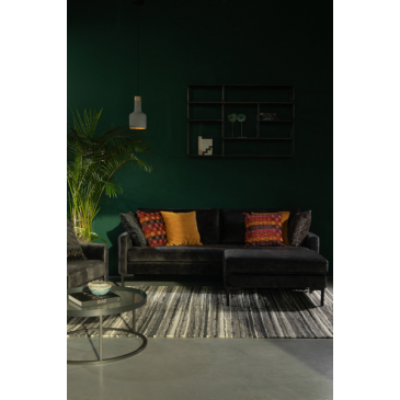 Dutchbone Hocker Houda Antraciet
