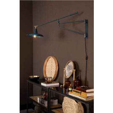 Dutchbone Wandlamp Hector Zwart