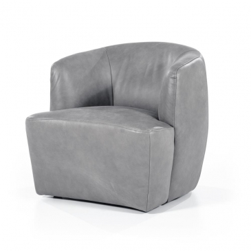 Eleonora Fauteuil Charissa - grijs twilight leer