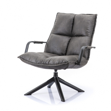 Eleonora Fauteuil Mitchell Antraciet Topper
