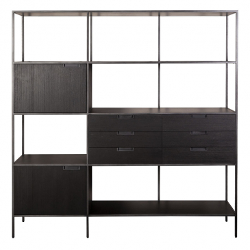 Eleonora Wandkast Madison Dark 180cm