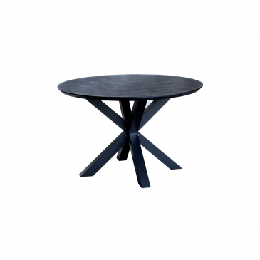 I-Catchers Tafelblad Fort Zwart Rond Visgraat 120x120cm