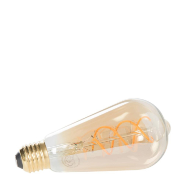 Gouden Lamp Bulb Drop Transparant Ø6,5cm