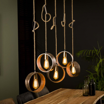 Hanglamp Loop Set van 5 - Giga Meubel