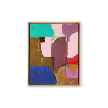 HKliving Abstract painting Kleurrijk 40x50cm