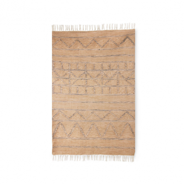 HKliving Handgeweven Vloerkleed Binnen/Buiten Naturel 120x180cm