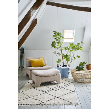 HKliving Kussen Velvet Goud
