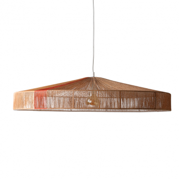 HKliving Hanglamp Rope Terra Shades