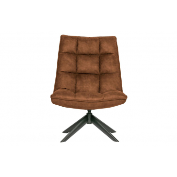 Jouke Draai-Fauteuil Kunstleer Cognac