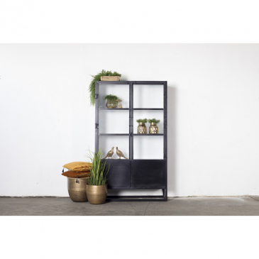 Kast Urban Groot Zwart Met Wit - Giga Meubel