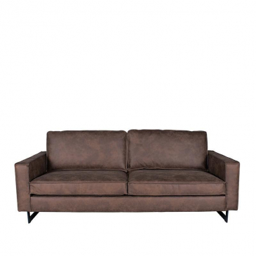 Label51 Bank Arezzo Bruin Leder 3-Zits