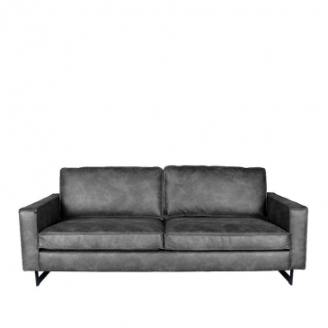 Label51 Bank Arezzo Grijs Leder 3-Zits