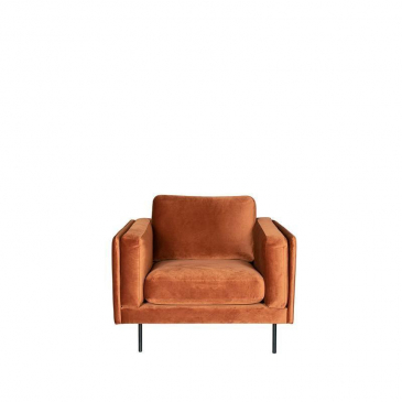 Label51 Bank Verona Koper Velvet 1-Zits