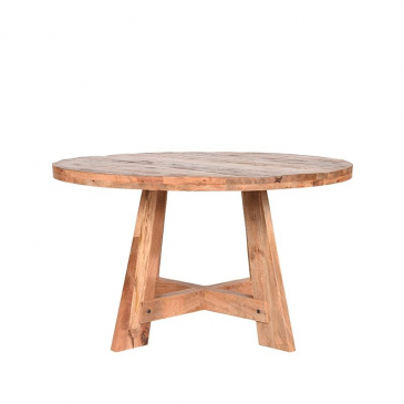 Label51 Eetkamertafel Friends Mangohout Rond 130 cm