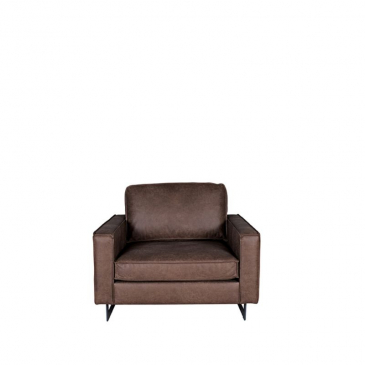 Label51 Fauteuil Arezzo Leer Bruin