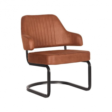 Label51 Fauteuil Otta Cognac Microfiber