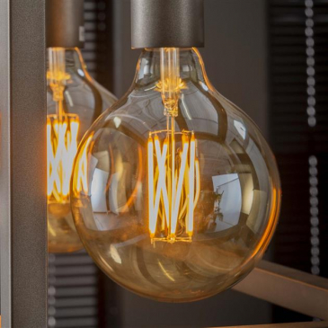 Lichtbron LED filament bol Ø12 5 - E27 6W dimbaar / Amberkleurig glas - Giga Meubel Lichtbron LED filament bol Ø12 5 - E27 6W dimbaar / Amberkleurig glas - Giga Meubel
