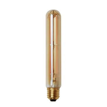 Lichtbron LED filament buis 18 5 cm - E27 4W 2100K 280lm dimbaar / Amberkleurig glas - Giga Meubel