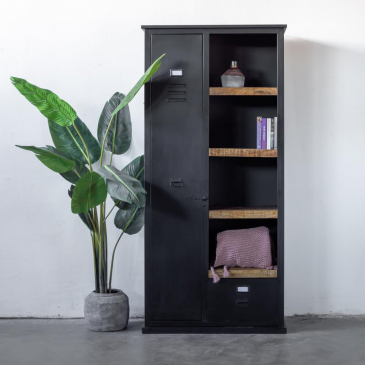 Lifestyle Lockerkast Klein Zwart - Giga Meubel 