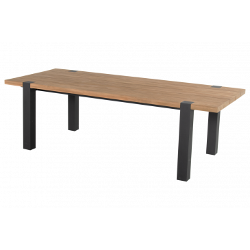 Hartman Esmee Tuintafel 200cm Naturel/Zwart