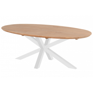 Hartman Stephanie Tuintafel 200cm Naturel/Wit