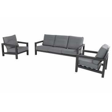 Hartman Barrosa Loungeset (exl. tafel) Zwart