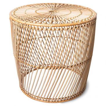 Hkliving Wicker Bijzettafel