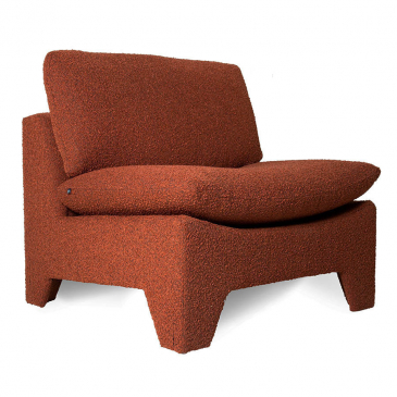 Hkliving Retro Lounge Fauteuil Boucle Brick