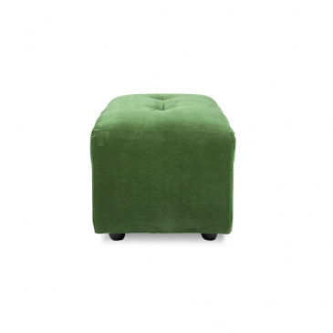 HKliving Vint Bank: Element Hocker Small, Royal Velvet, Groen