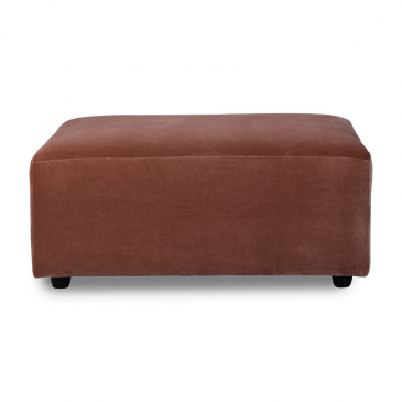 Hkliving Jax Bank: Element Hocker, Royal Velvet, Magnolia